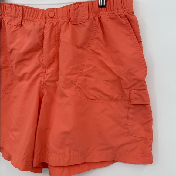 Columbia Sandy River Cargo Gorpcore Hiking Outdoors Shorts in Orange | Large - Picture 6 of 9